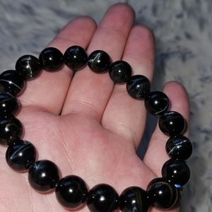8mm blue tigers eye bracelet